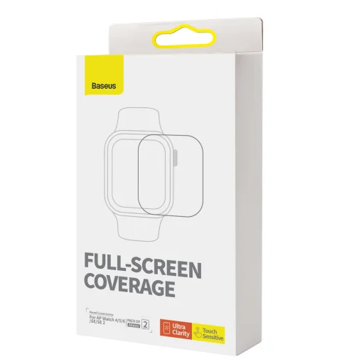 Apple Watch 7/8 41mm Baseus NanoCrystal védőfólia készlet 2db + rögzítőkészlet átlátszó - 9