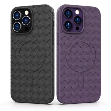 iPhone 14 Pro MagSafe Woven tok sötétkék
