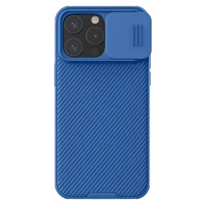 iPhone 15 Pro Max Nillkin CamShield Pro Magnetic tok kék Magsafe kompatibilis