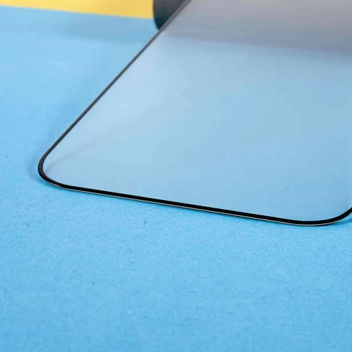 iPhone 14 Pro Max/14 Plus 5D Full Glue kijelzővédő üvegfólia fekete - 8