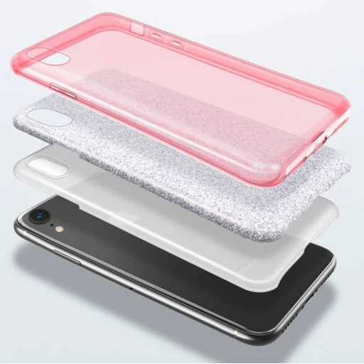 Glitter flitteres tok XIAOMI MI 11 pink - 2