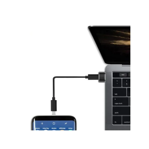 USB - Type C adapter ezüst - 4