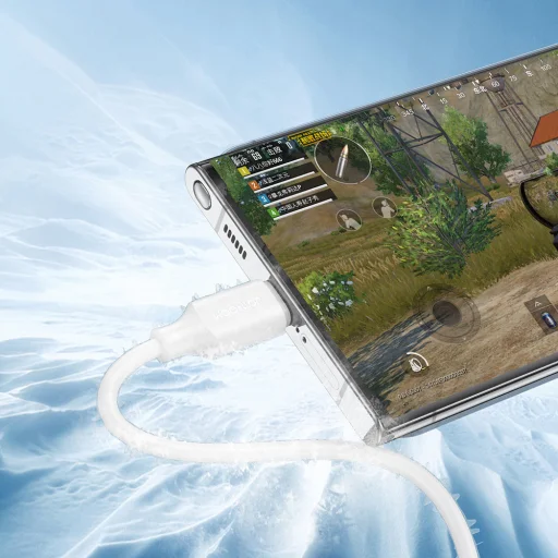 Joyroom Type-C USB adat és töltőkábel 3A 2m fekete - 7