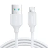 Joyroom töltő és adatkábel USB - Lightning 2.4A 1m fehér (S-UL012A9) thumbnail
