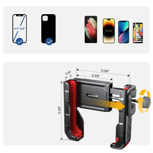 Joyroom JR-ZS266 ​telefontartó robogóhoz, biciklihez, motorkerékpárhoz - 4