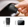 Joyroom hálózati töltő adapter JR-TCF06 USB C 20W PD fekete thumbnail