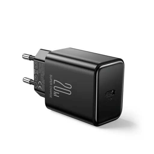 Joyroom hálózati töltő adapter JR-TCF06 USB C 20W PD fekete - 1