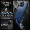iPhone 15 Pro Max Spigen Mag Armor MagSafe tok tengerészkék (ACS06598) thumbnail