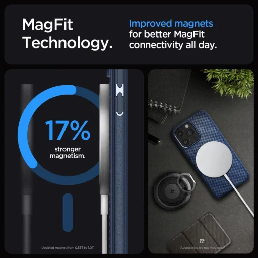 iPhone 15 Pro Max Spigen Mag Armor MagSafe tok tengerészkék (ACS06598) - 6