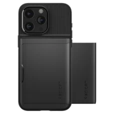 iPhone 15 Pro Spigen Slim Armor CS tok fekete (ACS06728)