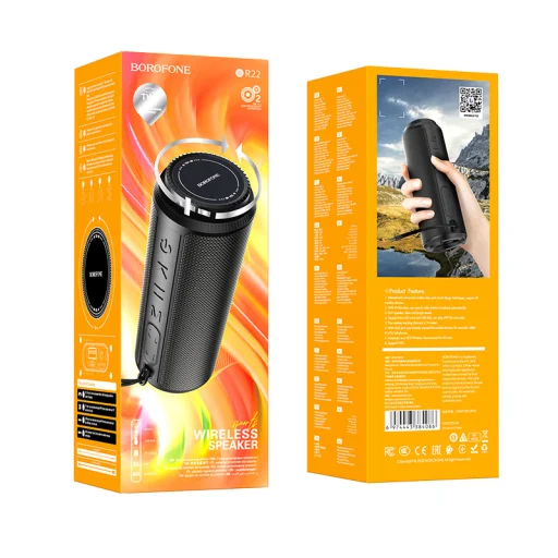 Borofone Sports BR22 bluetooth hangszóró fekete - 3