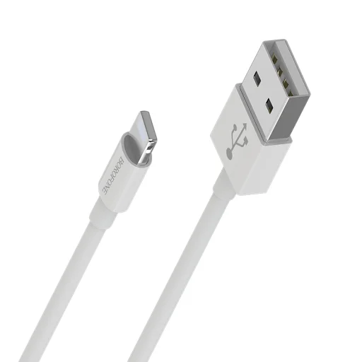Borofone BX22 Bloom USB - Lightning kábel 2,4A 1m fehér - 5