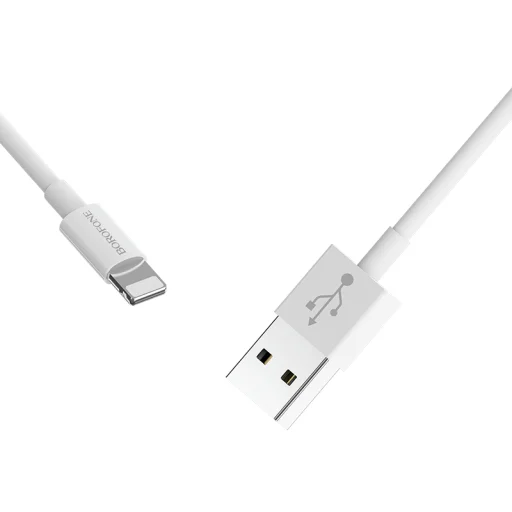 Borofone BX22 Bloom USB - Lightning kábel 2,4A 1m fehér - 7
