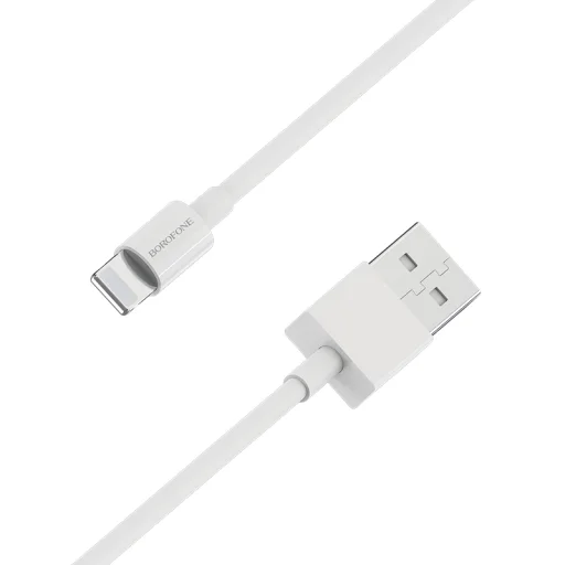 Borofone BX22 Bloom USB - Lightning kábel 2,4A 1m fehér - 9