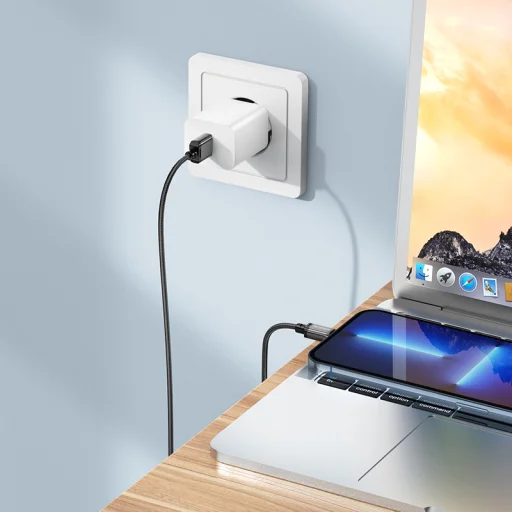 Borofone Sharp BX87 USB - Lightning kábel 2,4A 1m fekete - 4