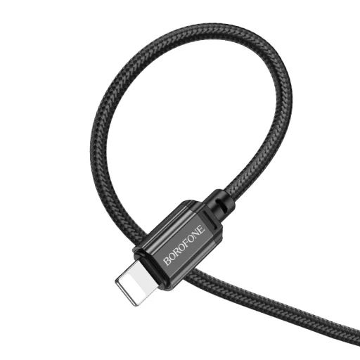 Borofone Sharp BX87 USB - Lightning kábel 2,4A 1m fekete - 6