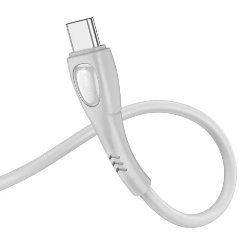 Borofone Superior BX98 USB - Type C kábel 3A 1m sivý - 2