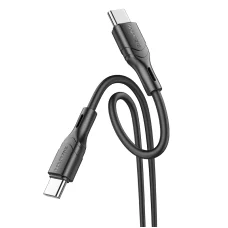 Borofone Method BX99 Type C - Type C kábel 60W 3A 1m fekete