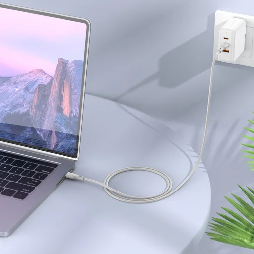 Borofone Method BX99 Type C - Type C kábel 60W 3A 1m szürke - 3