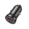 Borofone BZ18A autós töltő USB + Type C pD 20W QC 3.0 18W fekete thumbnail