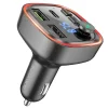 Borofone BC48 Broad FM Transmitter Bluetooth, MP3 2xUSB + Type C QC 3.0 18W fekete - 7