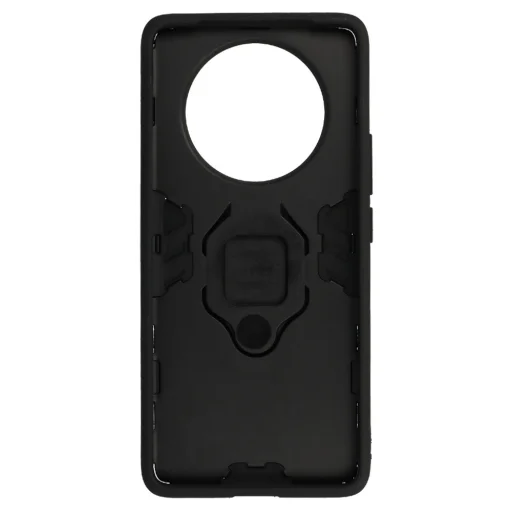 Realme 11 Pro 5G Ring Armor tok kihajtható támasszal fekete - 11
