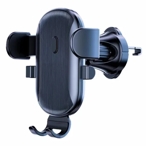 Autós telefontartó CF48 szellőzőrácsra fekete - 1