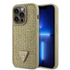iPhone 15 Pro Guess Rhinestones Triangle Metal Logo tok arany (GUHCP15LHDGTPD) thumbnail