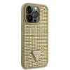 iPhone 15 Pro Guess Rhinestones Triangle Metal Logo tok arany (GUHCP15LHDGTPD) thumbnail