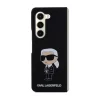 Samsung Galaxy Z Fold 5 Karl Lagerfeld Liquid Silicone Ikonik NFT tok fekete (KLHCZFD5SNIKBCK) thumbnail