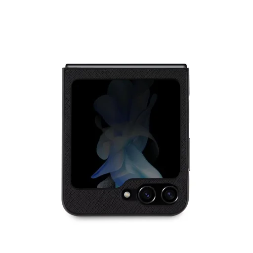 Samsung Galaxy Z Flip 5 Karl Lagerfeld PU Saffiano Karl és Choupette NFT tok fekete (KLHCZF5SAKCNPK) - 8