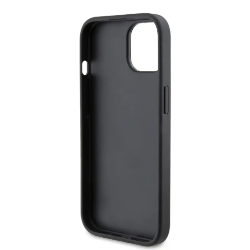  iPhone 15 Karl Lagerfeld PU Steppelt mintás tok fekete (KLHCP15SPQKPMK) - 8