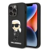 iPhone 15 Pro Max Karl Lagerfeld KLHCP15XSNIKBCK Liquid Silicone Ikonik NFT tok fekete thumbnail