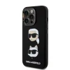  iPhone 15 Pro Max Karl Lagerfeld Liquid Silicone Karl and Choupette Heads fekete tok (KLHCP15XSDHKCNK) thumbnail