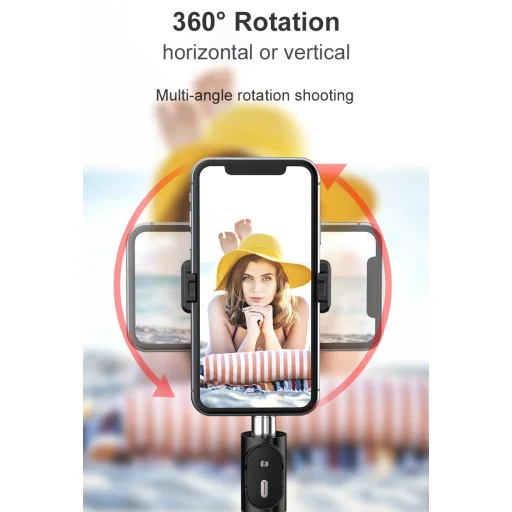 Selfie bot állvánnyal és bluetooth távirányítóval P60 fehér - 3