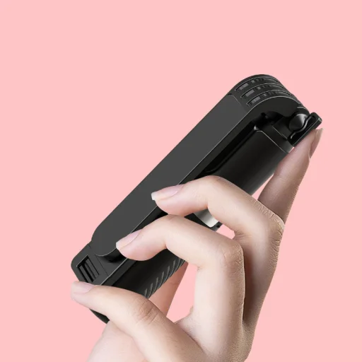 Selfie bot állvánnyal és bluetooth távirányítóval P08 fekete - 2