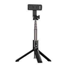 Selfie bot állvánnyal és bluetooth távirányítóval P40L fekete
