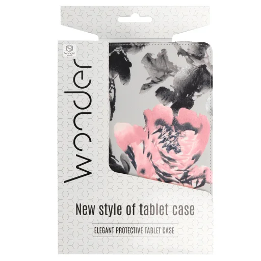 Wonder Canvas univerzális tablet tok 13'' Pünkösdi rózsa - 3