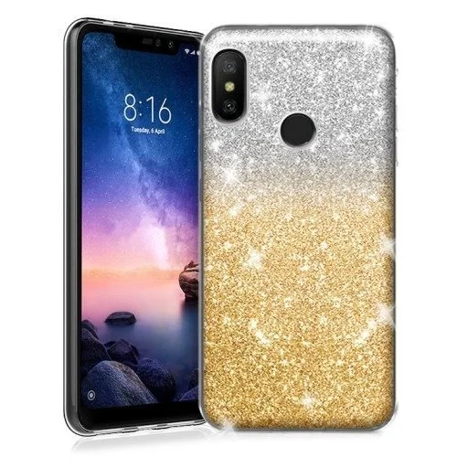 Huawei P20 Lite 2019 Glitter tok arany - 1
