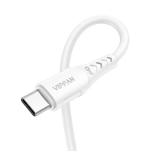 Vipfan P05 USB-C - USB-C kábel, 60W, PD, 1m (fehér) - 2