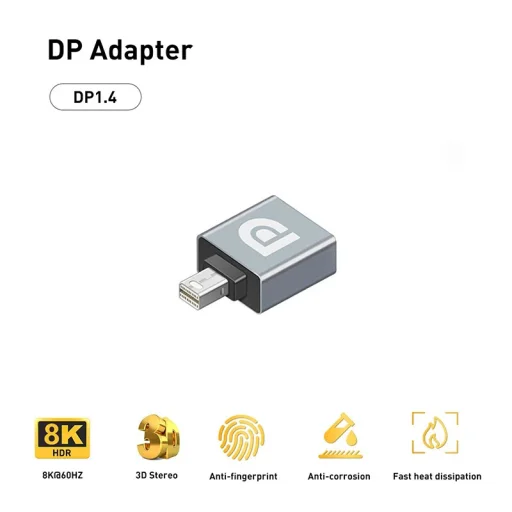 8K Mini DisplayPort - DisplayPort adapter - 4