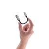 USB Type C - 3.5mm jack átalakító adapter (DAC) 10cm, szürke 24bit 96KHz, TRRS thumbnail