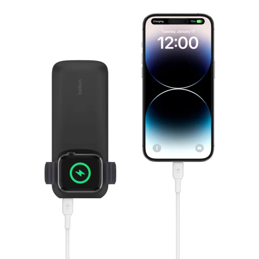 Belkin BOOST CHARGE Pro Apple Watch vezeték nélküli töltő és Powerbank 10000mAh 20W - fekete (BPD005btBK) - 4
