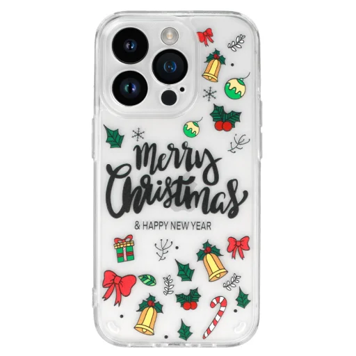 Samsung S23 Tel Protect Christmas Karácsonyi mintás tok design 3 átlátszó - 6