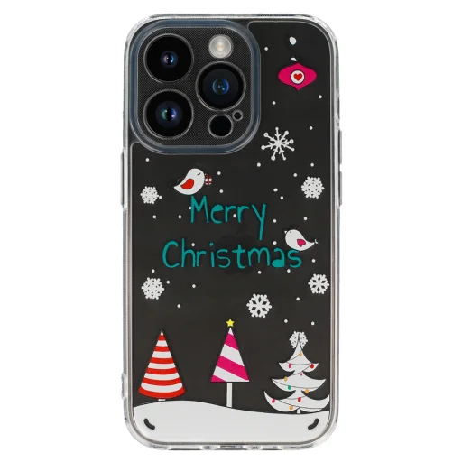 Samsung S23 Tel Protect Christmas Karácsonyi mintás tok design 4 átlátszó - 5