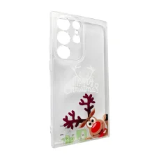 Samsung S23 Ultra Tel Protect Christmas Karácsonyi mintás tok design 1 átlátszó