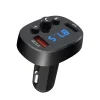 Bluetooth FM Transmiter XO BCC03, QC 3.0, 2x USB, 18W fekete thumbnail