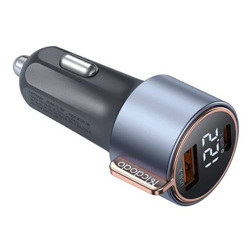 Mcdodo CC-5670 75W autós töltő digitális kijelzővel PD 1*USB-A 1*USB-C - 3