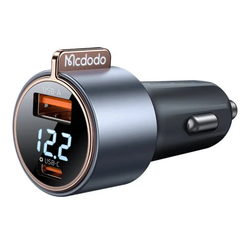 Mcdodo CC-5670 75W autós töltő digitális kijelzővel PD 1*USB-A 1*USB-C - 4
