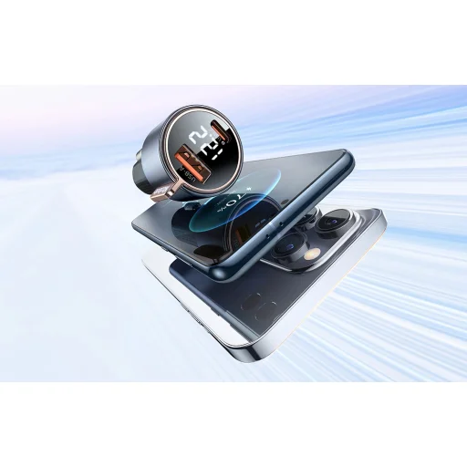 Mcdodo CC-5670 75W autós töltő digitális kijelzővel PD 1*USB-A 1*USB-C - 6